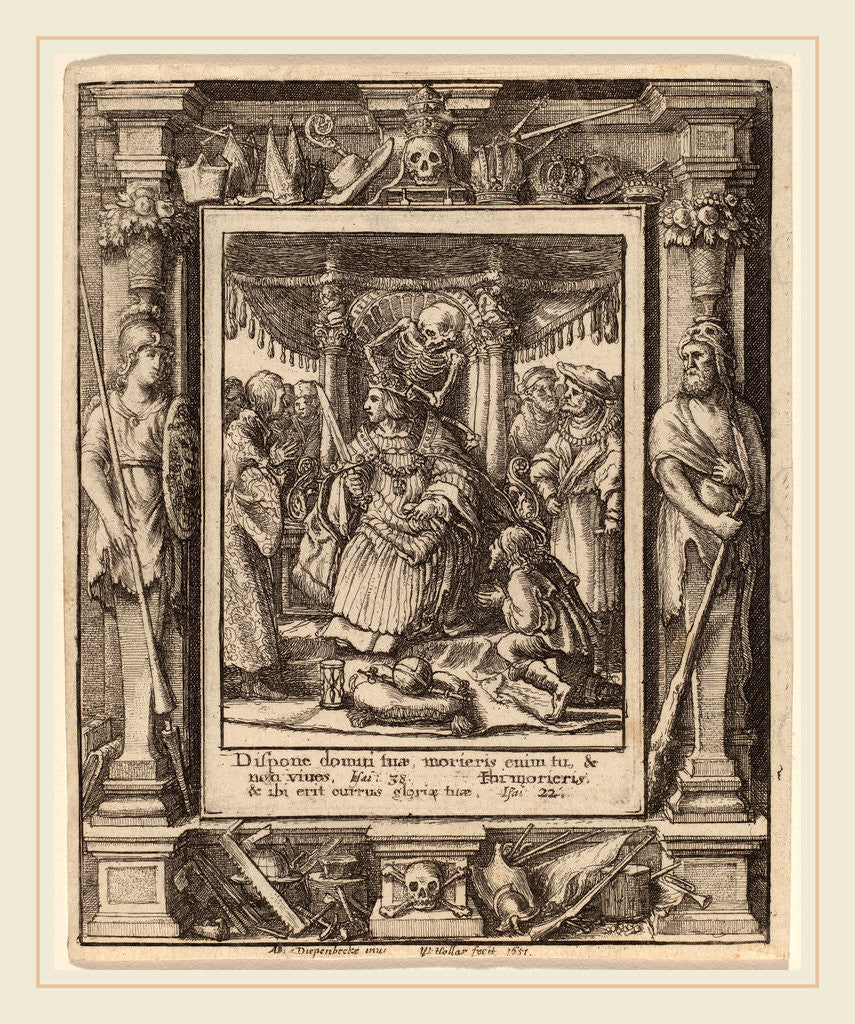 Emperor, 1651 by Wenceslaus Hollar