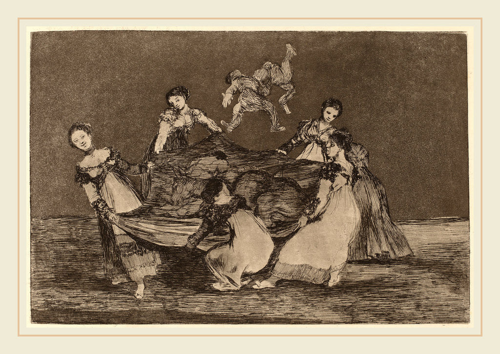 Detail of Disparate femenino by Francisco de Goya