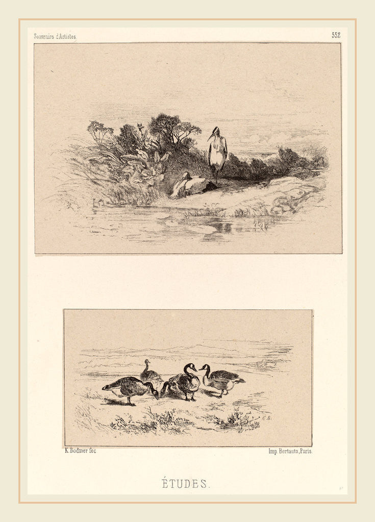 Detail of Etudes, Swiss by Karl Bodmer