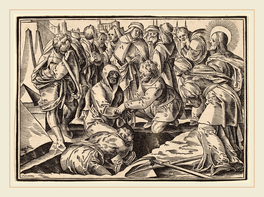 Detail of Christ Tells His Disciples of the Last Judgment, Swiss by Christoph Murer
