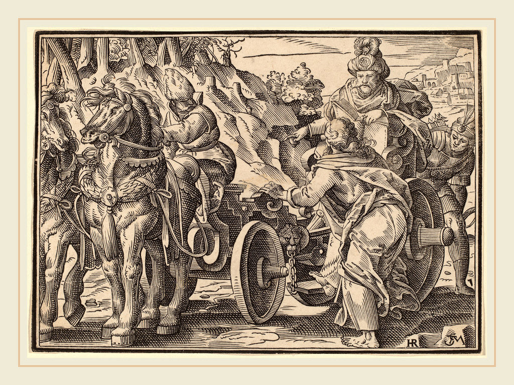 Detail of Christ Tells His Disciples of the Last Judgment, Swiss by Christoph Murer