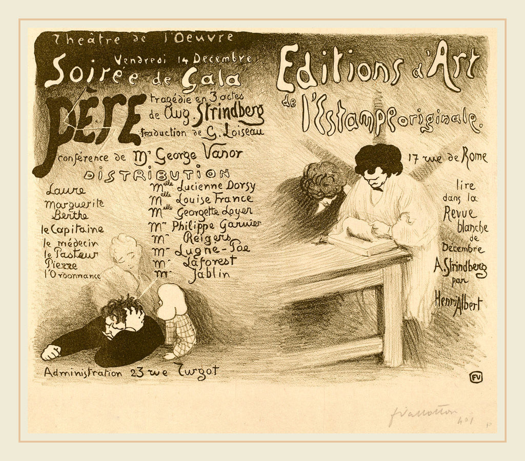 Detail of Père by Félix Vallotton