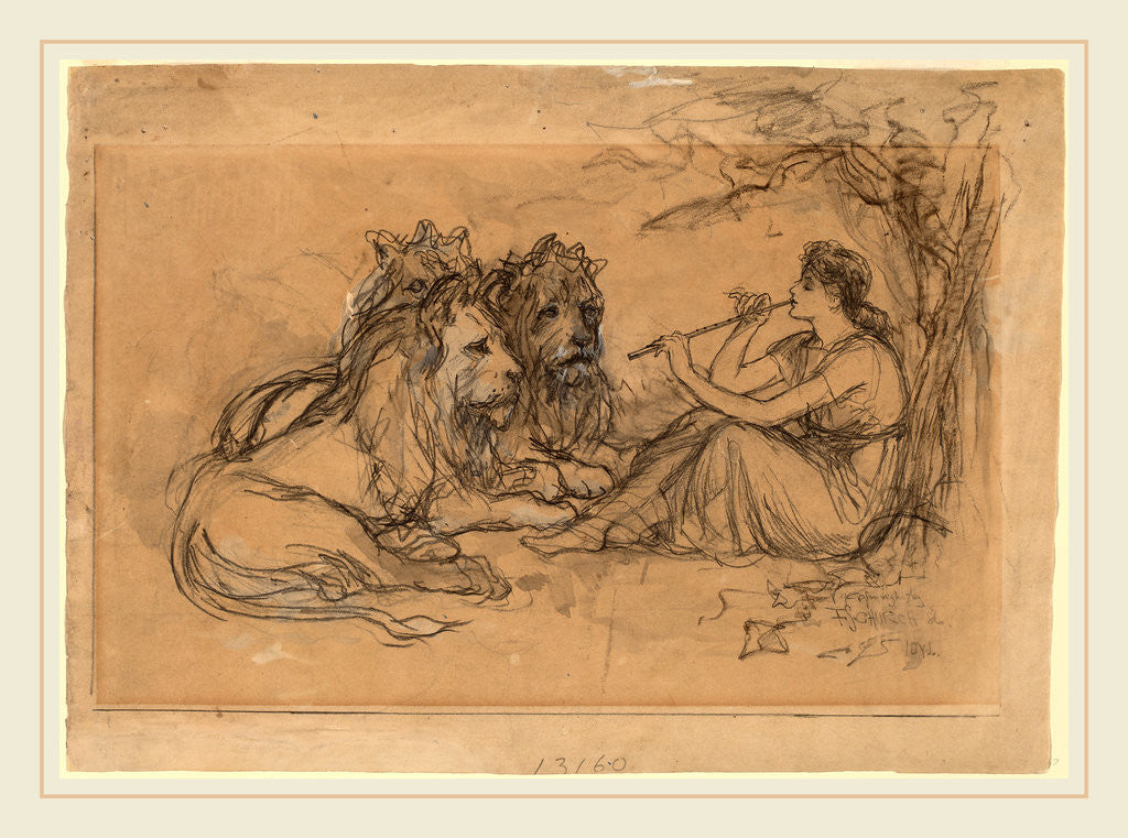 Detail of Idyll by Frederick Stuart Church