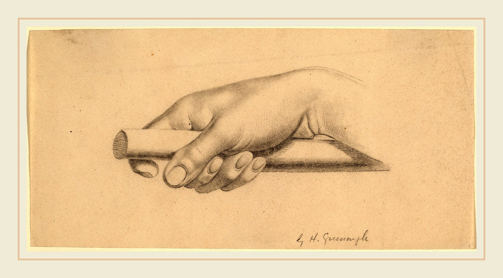 Detail of Right Hand Holding Short Rod by Horatio Greenough