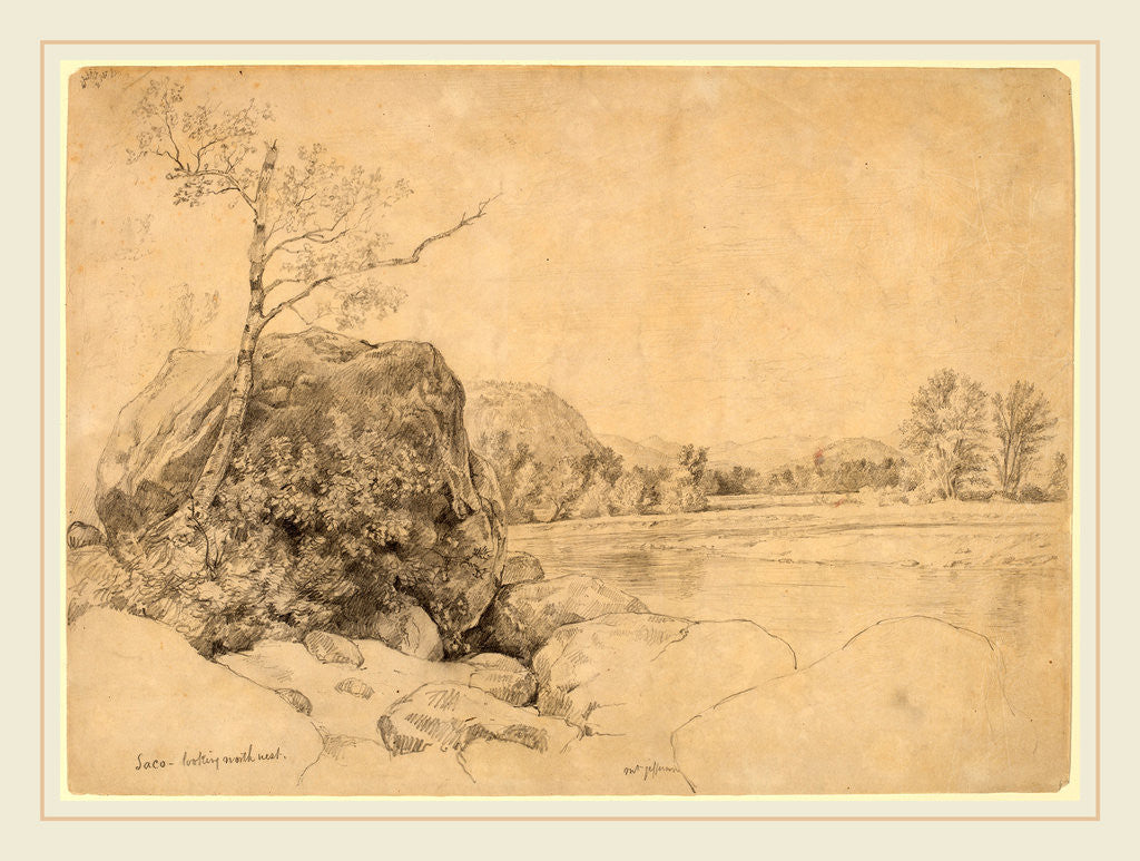 Detail of Saco, Looking Northwest by Daniel Huntington