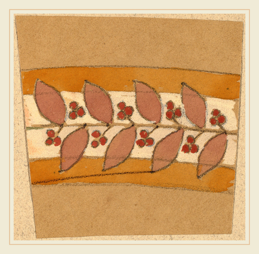 Detail of Study for a Border Design by Charles Sprague Pearce