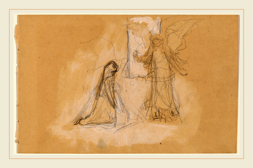 Detail of Study of a Figure from Behind recto by Charles Sprague Pearce