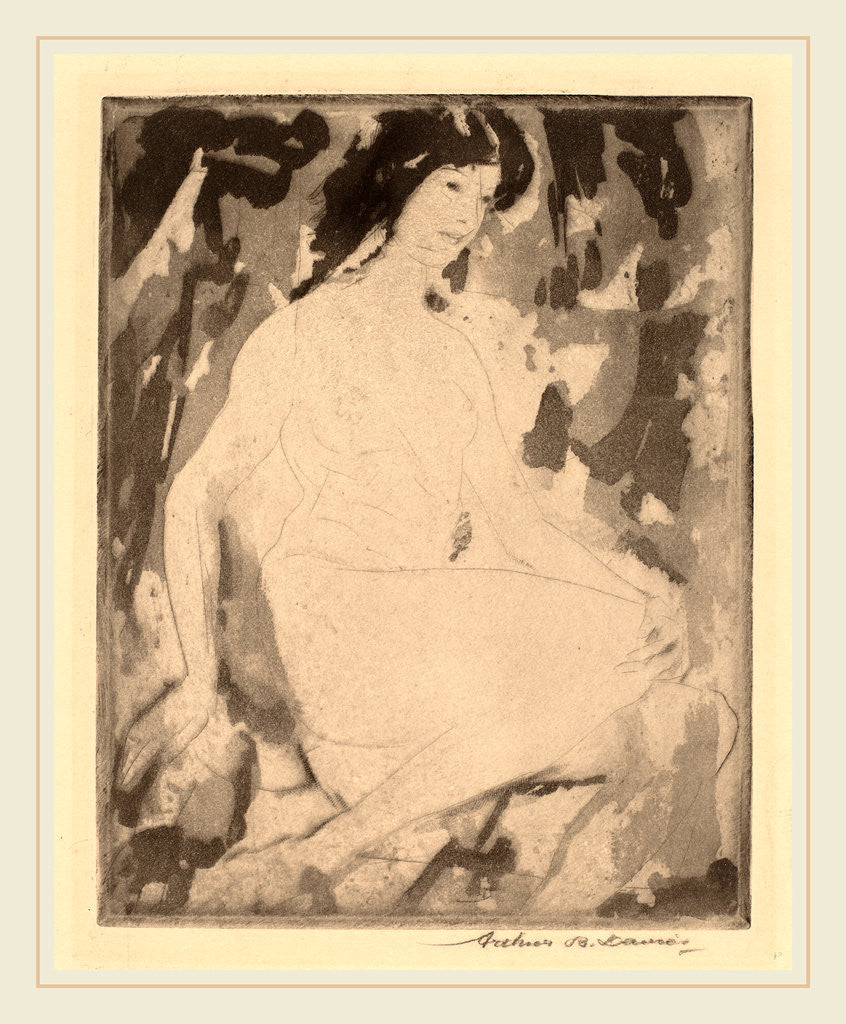 Detail of Iris by Arthur B. Davies