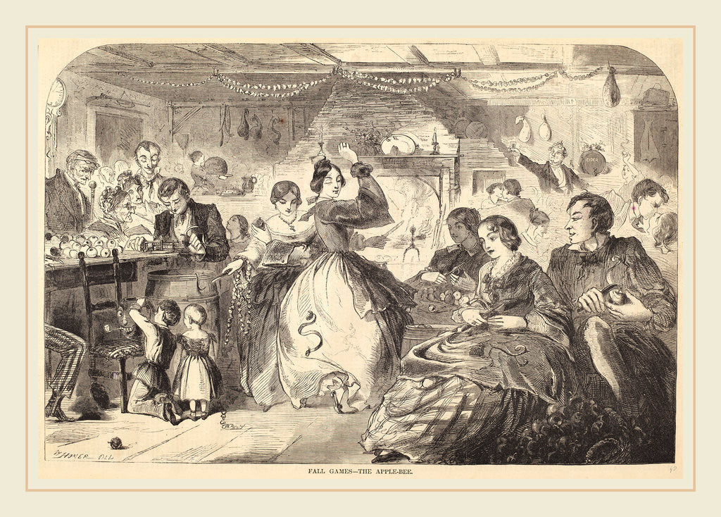 Detail of Fall Games-The Apple-Bee by Anonymous