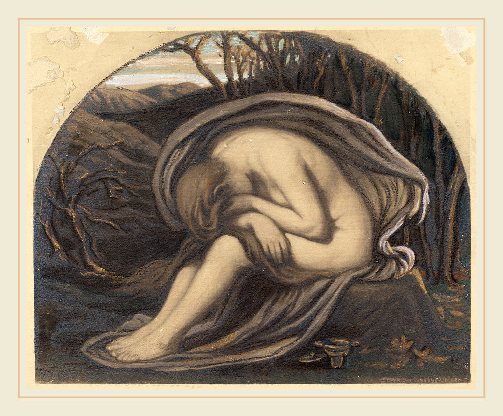 Detail of The Magdalene by Elihu Vedder