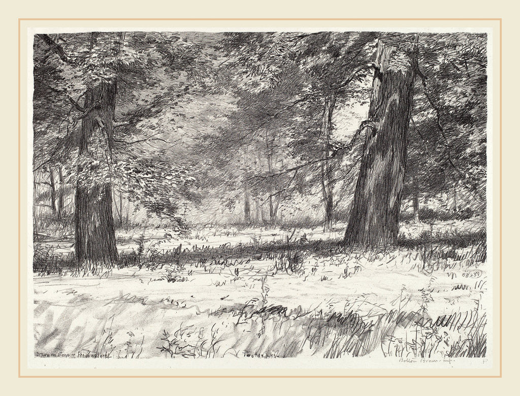 Detail of Two Maples by Bolton Brown