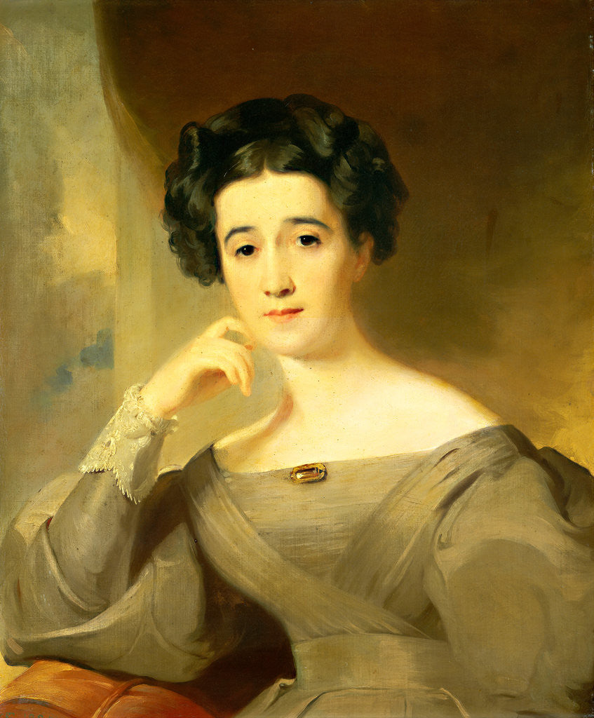 Detail of Mrs. William Griffin, 1830 by Thomas Sully