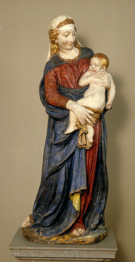 Detail of Madonna and Child, c. 1425 by Anonymous