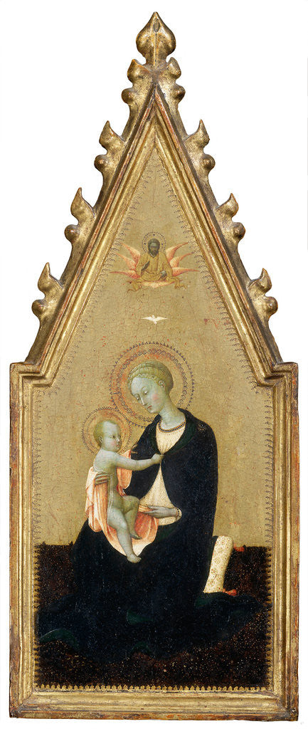 Detail of Madonna of Humility by Sassetta