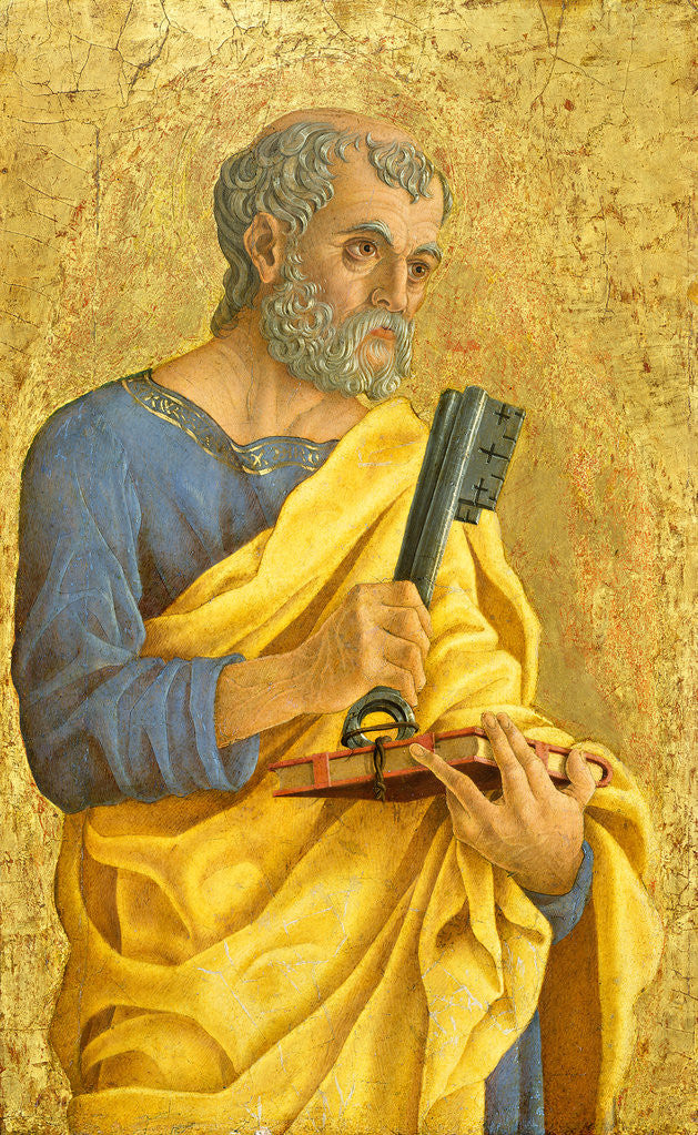 Detail of Saint Peter by Marco Zoppo