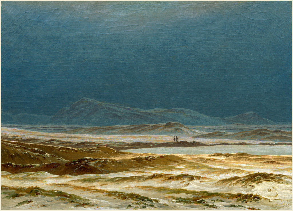 Detail of Northern Landscape, Spring by Caspar David Friedrich