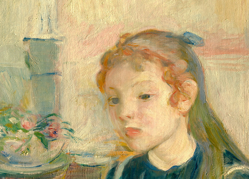 Detail of Young Girl with an Apron, 1891 by Berthe Morisot
