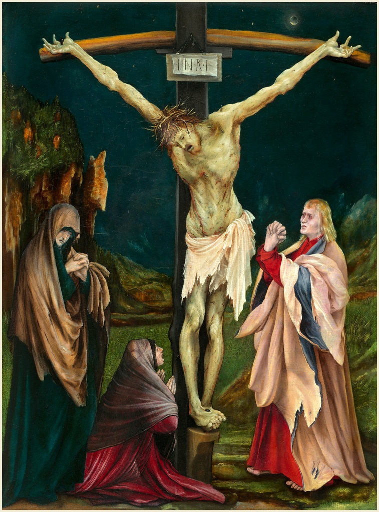 Detail of German, The Small Crucifixion by Matthias Grünewald