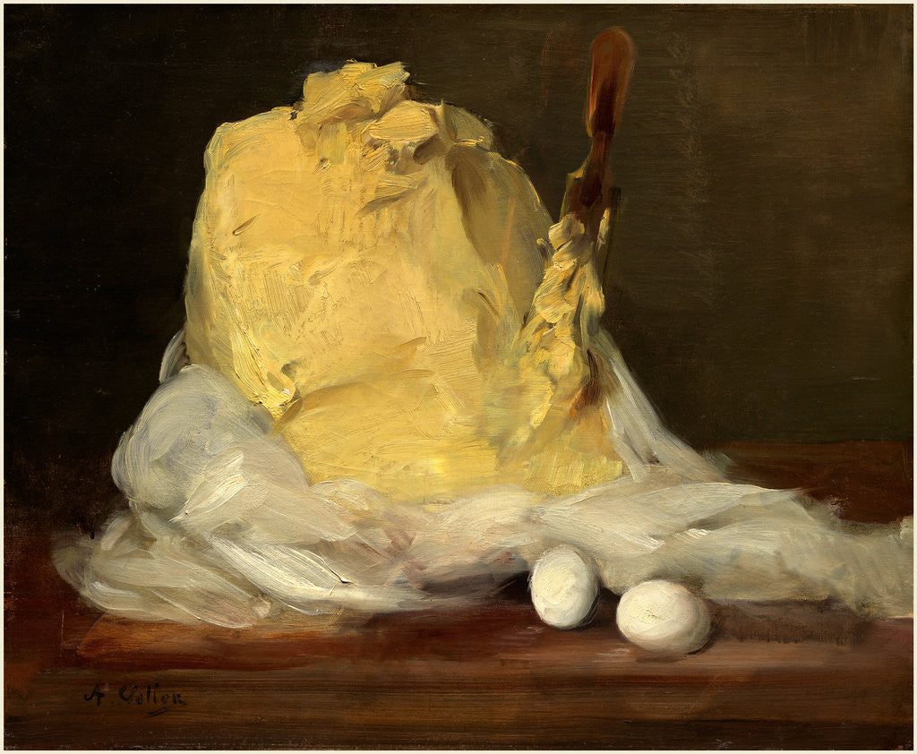 Detail of Mound of Butter by Antoine Vollon