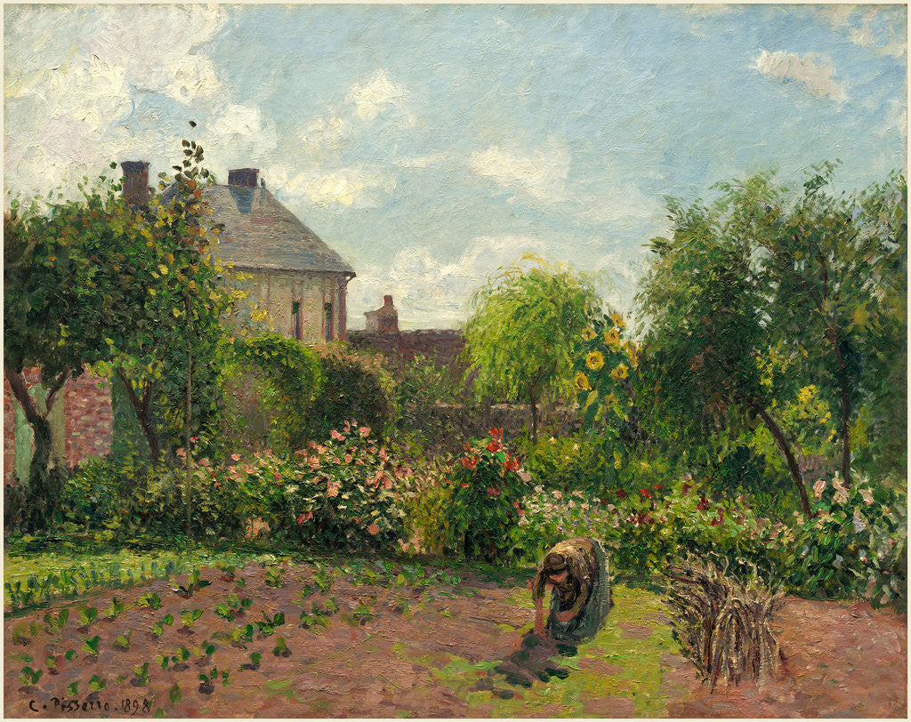 Detail of The Artist's Garden at Eragny, 1898 by Camille Pissarro