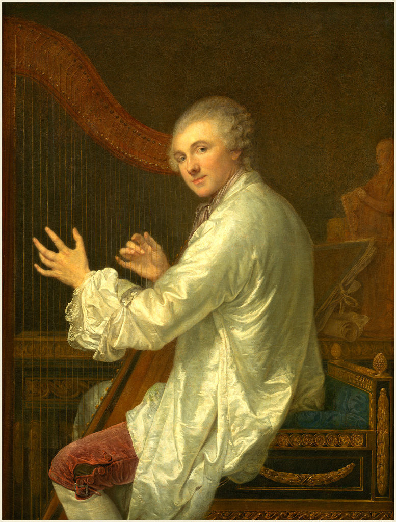 Detail of Ange Laurent de La Live de Jully, probably 1759 by Jean-Baptiste Greuze