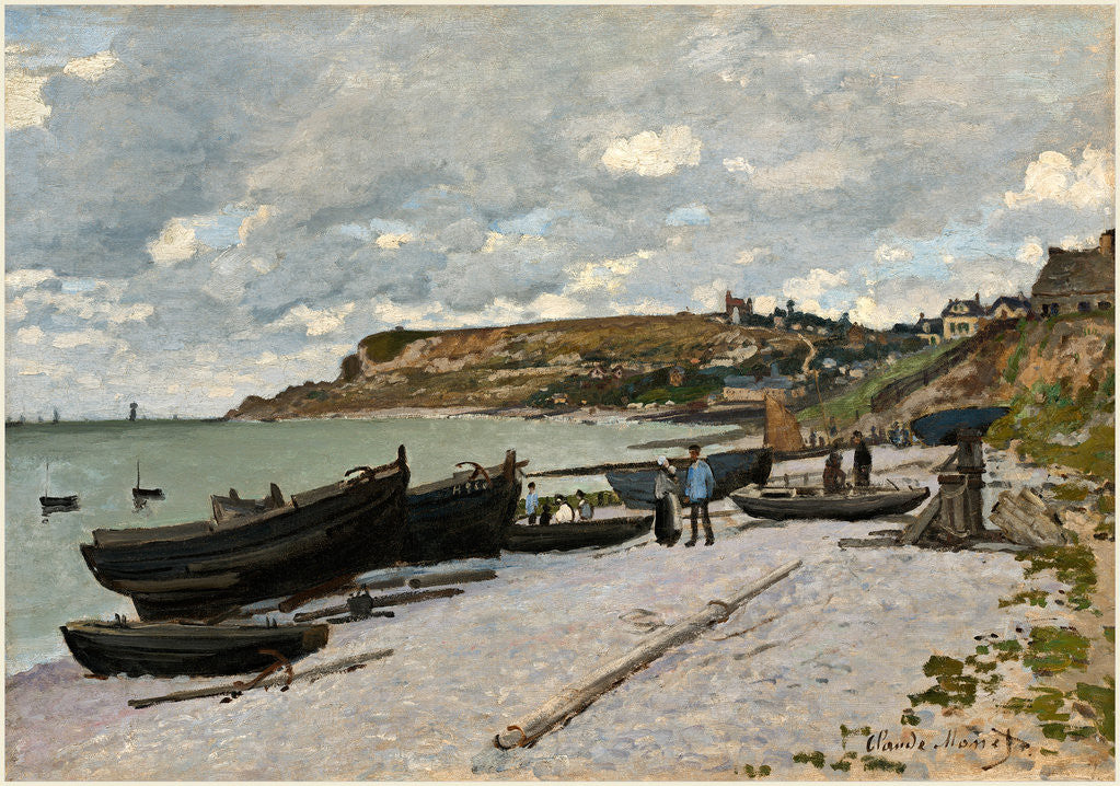 Detail of Sainte-Adresse, 1867 by Claude Monet