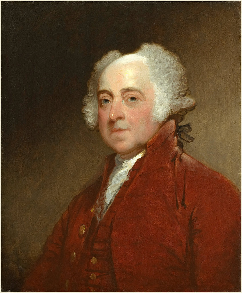 Detail of American, John Adams, c. 1821 by Gilbert Stuart
