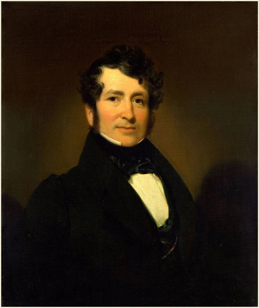 Detail of George Pope Morris by Henry Inman