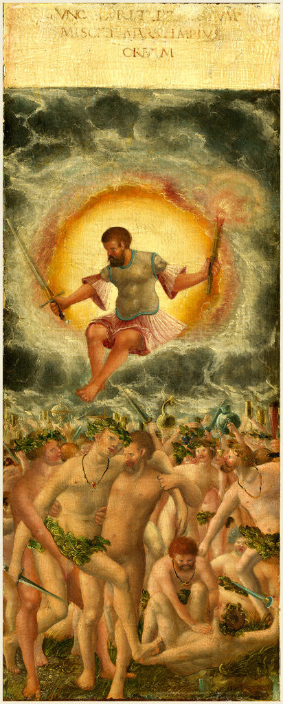 Detail of The Rule of Mars right panel, c. 1535, oil on hardboard transferred from panel by Workshop of Albrecht Altdorfer