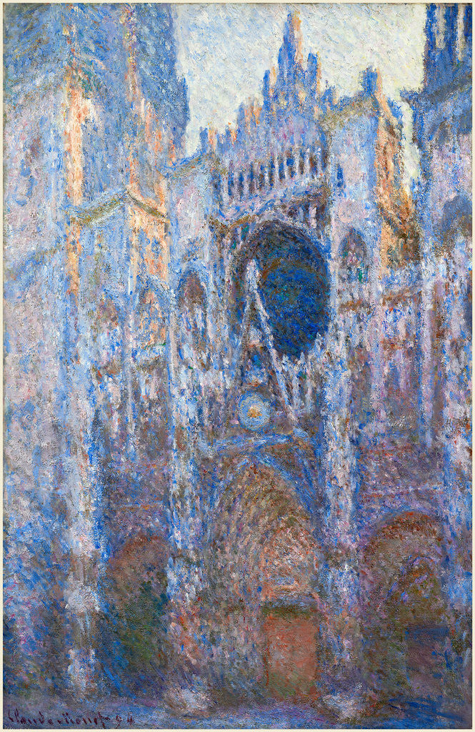 Detail of Rouen Cathedral, West Façade, 1894 by Claude Monet