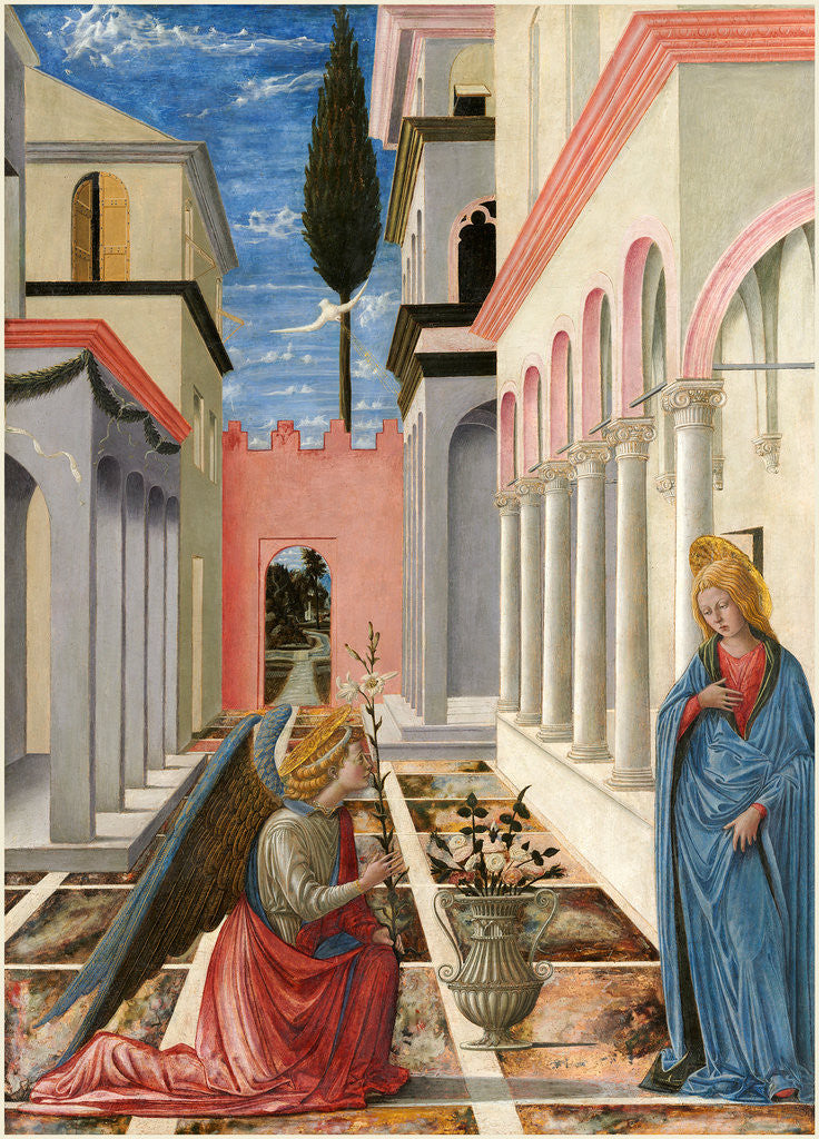 Detail of Italian, The Annunciation by Fra Carnevale