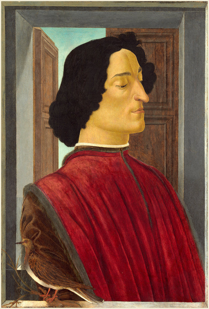 Detail of Italian, Giuliano de' Medici by Sandro Botticelli