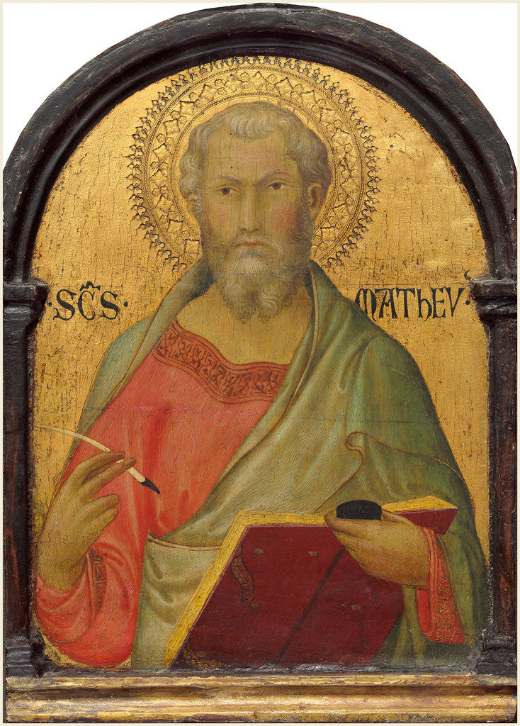 Detail of Saint Matthew, probably c. 1320 by Workshop of Simone Martini