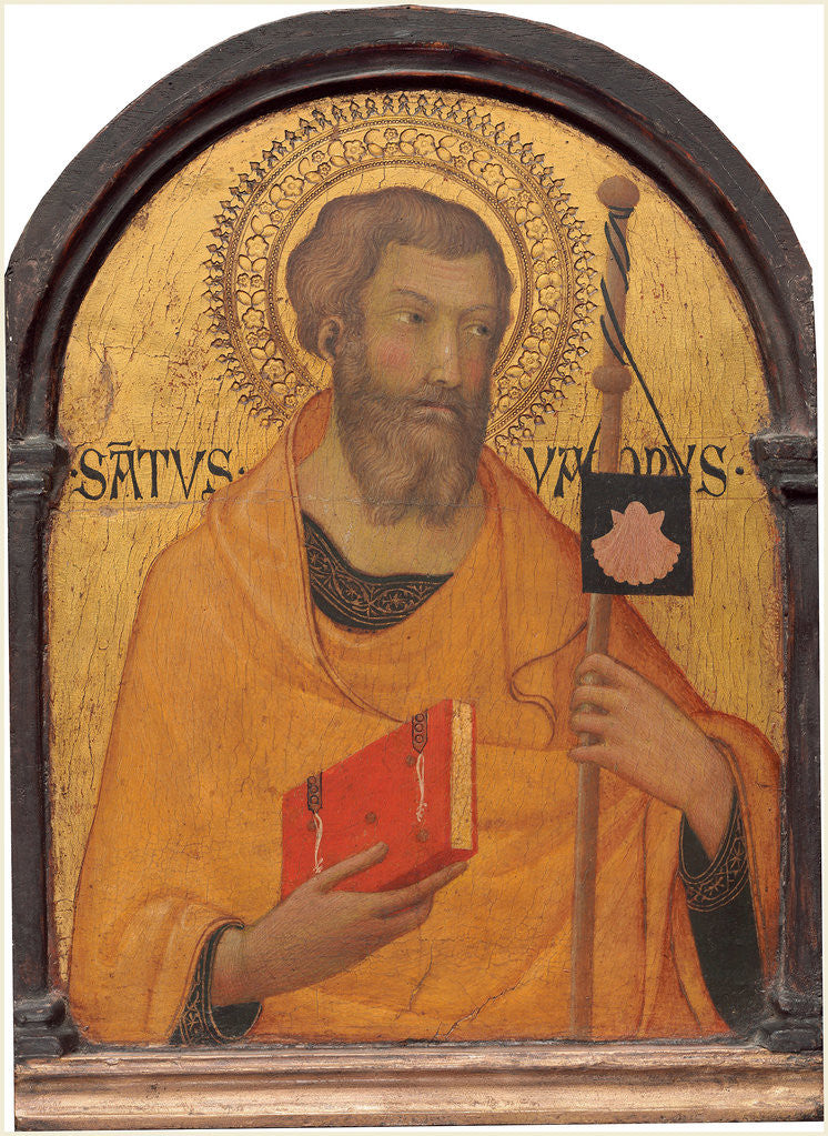Detail of Saint James Major, probably c. 1320 by Workshop of Simone Martini