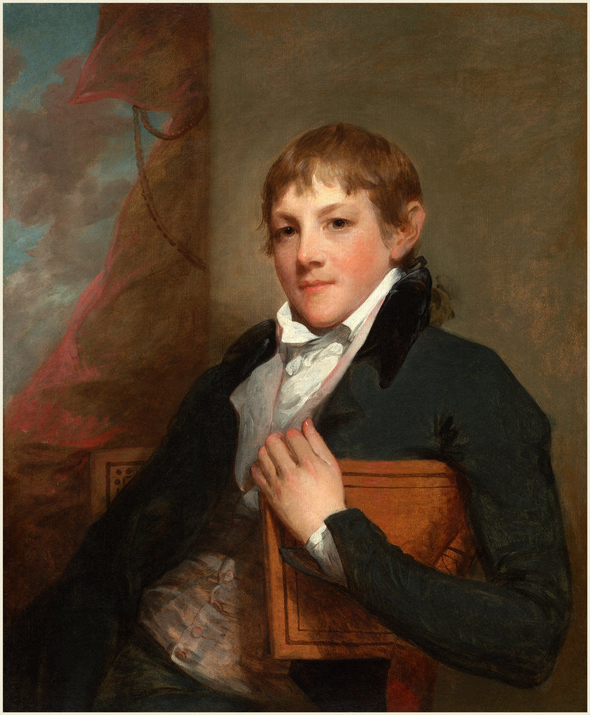 Detail of American, John Randolph by Gilbert Stuart