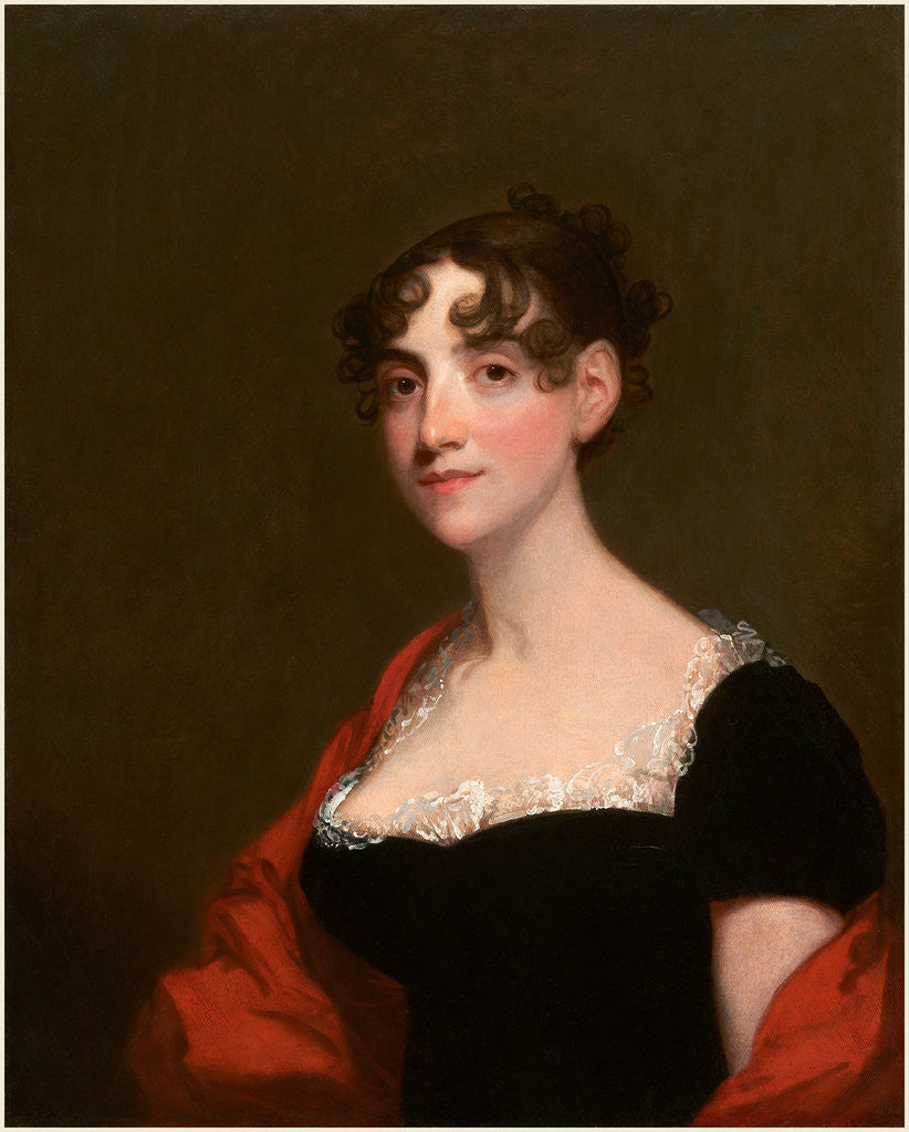Detail of American, Ann Calvert Stuart Robinson, c. 1804 by Gilbert Stuart