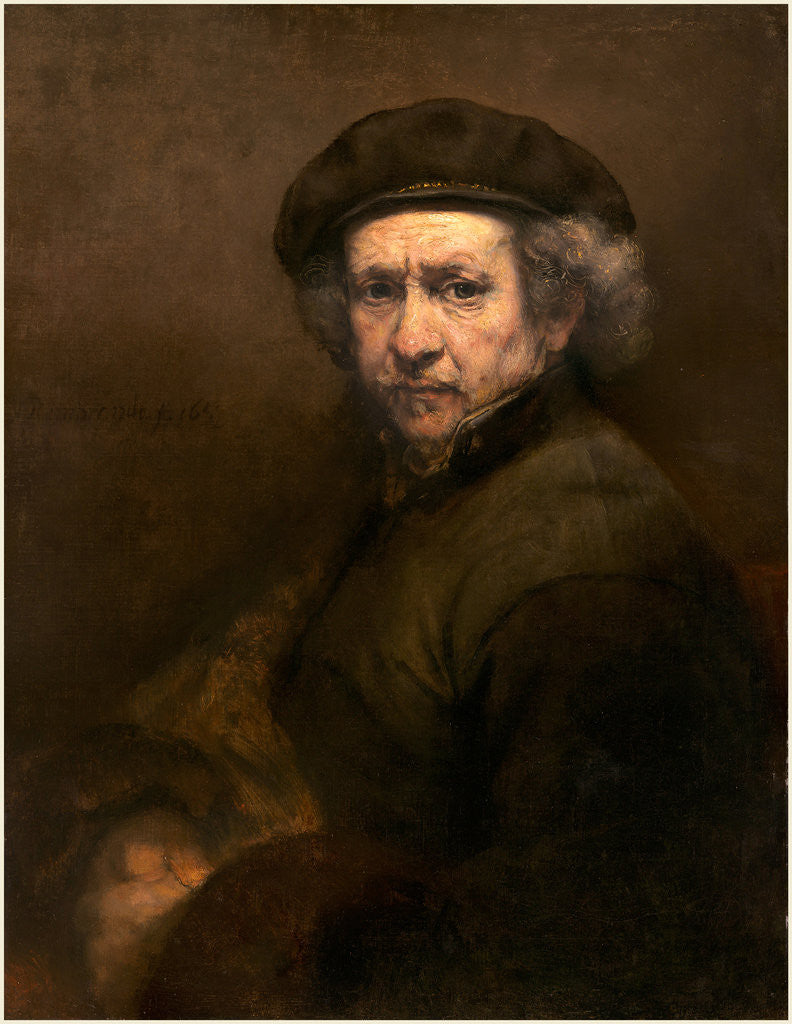 Detail of Dutch, Self-Portrait, 1659 by Rembrandt van Rijn