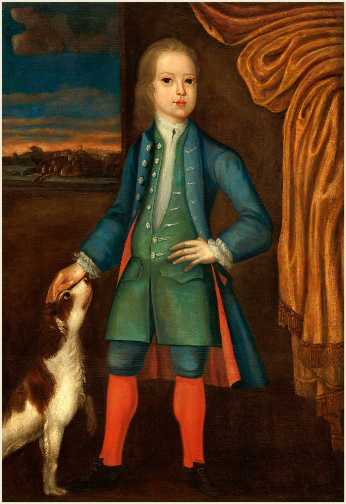 Detail of Boy in Blue Coat, c. 1730 by Anonymous