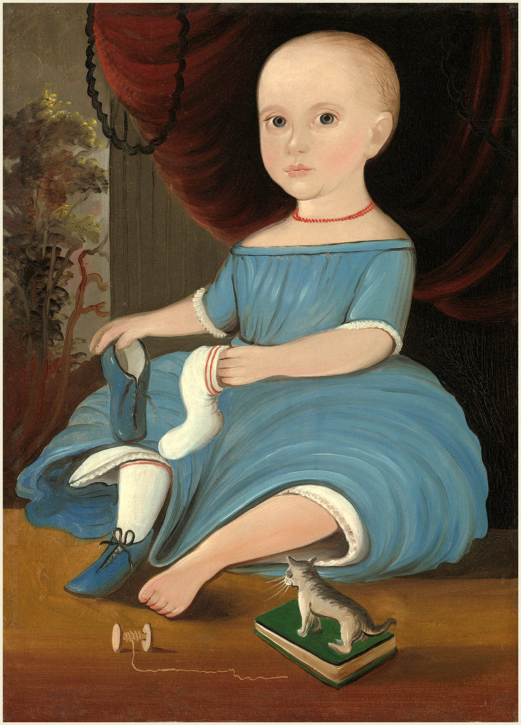 Detail of Baby in Blue by William Matthew Prior