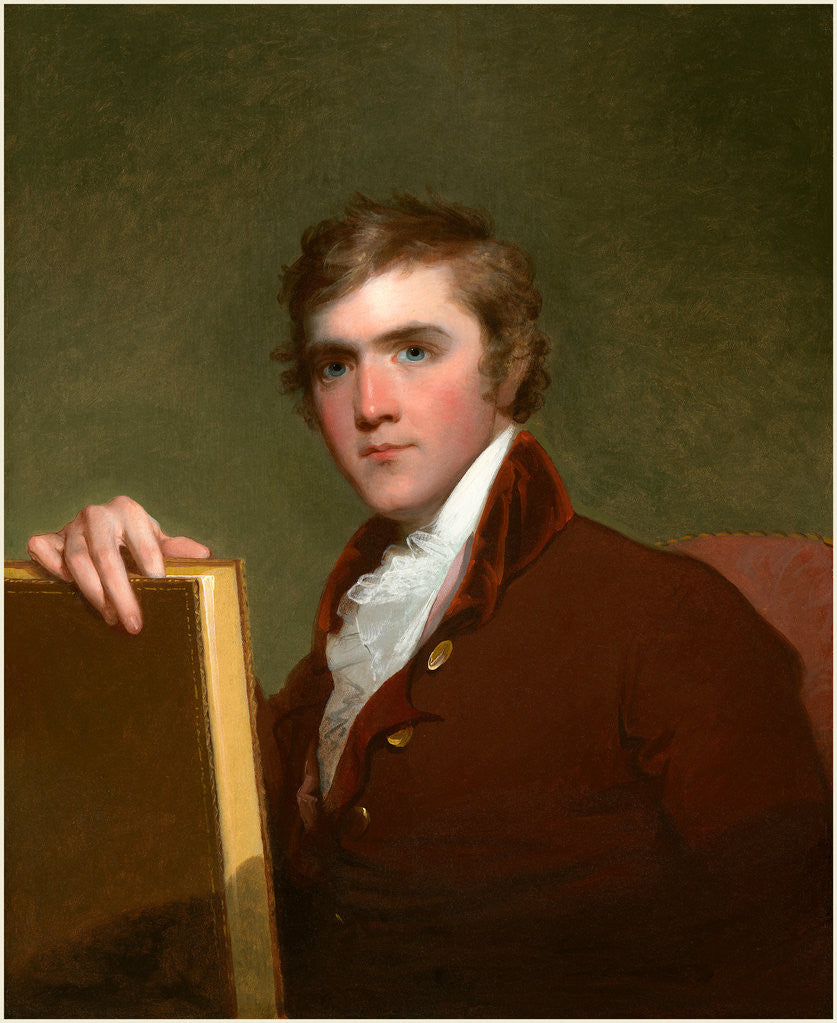 Detail of American, Horace Binney, 1800 by Gilbert Stuart