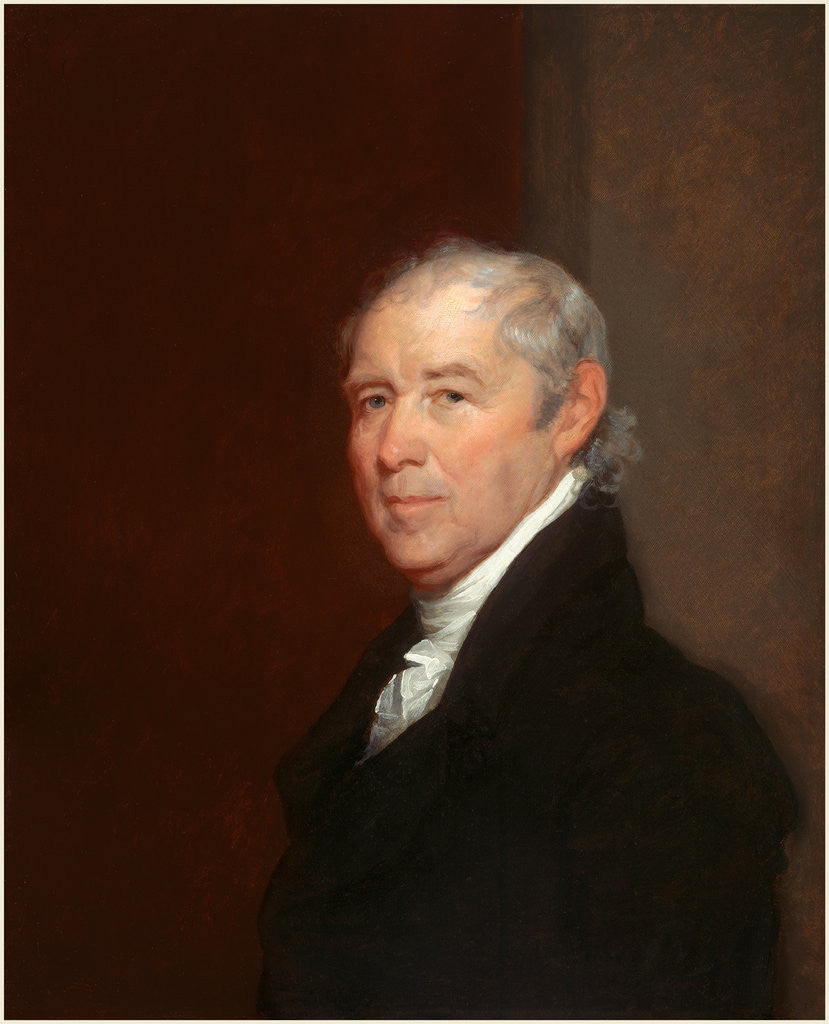 Detail of Benjamin Tappan by Gilbert Stuart