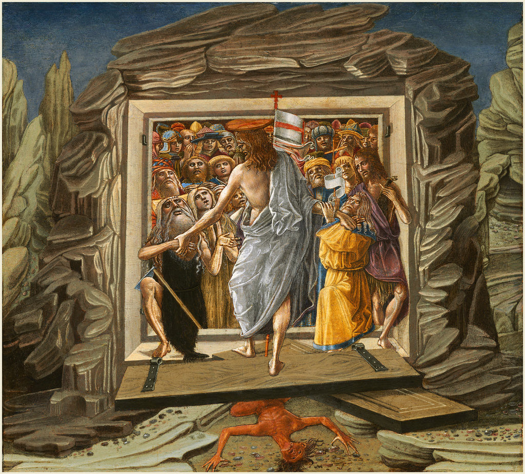 Detail of Christ in Limbo by Benvenuto di Giovanni