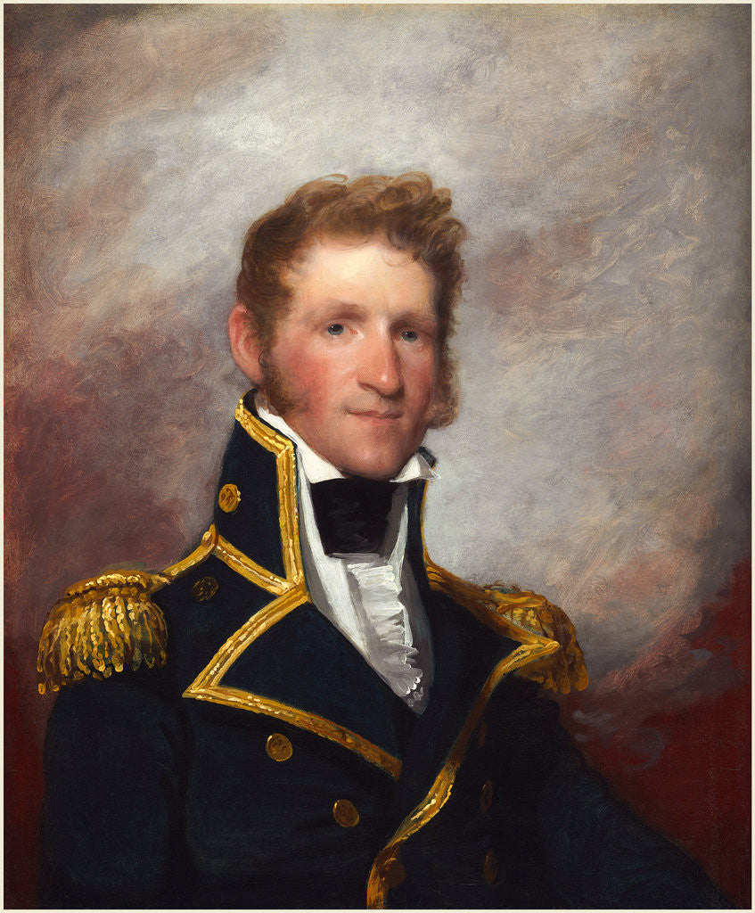 Detail of Commodore Thomas Macdonough by Gilbert Stuart