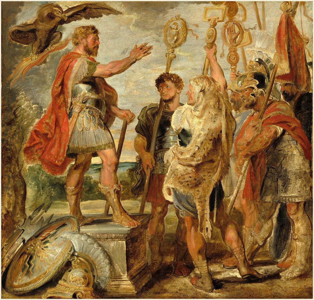 Detail of Decius Mus Addressing the Legions by Sir Peter Paul Rubens