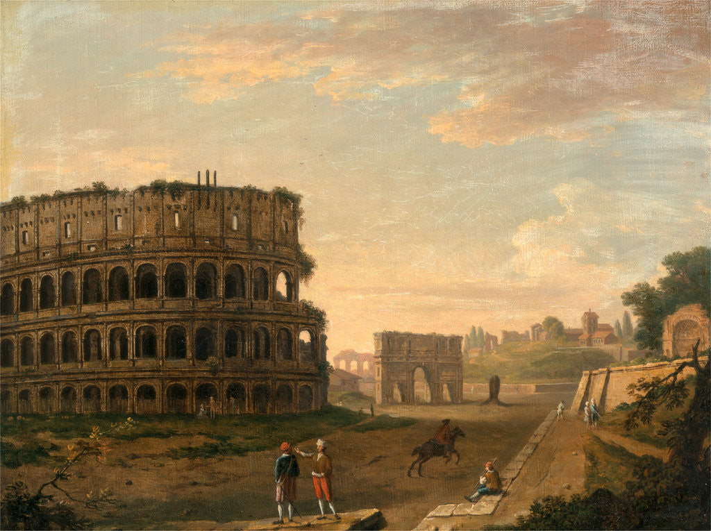 Detail of The Colosseum by John Inigo Richards