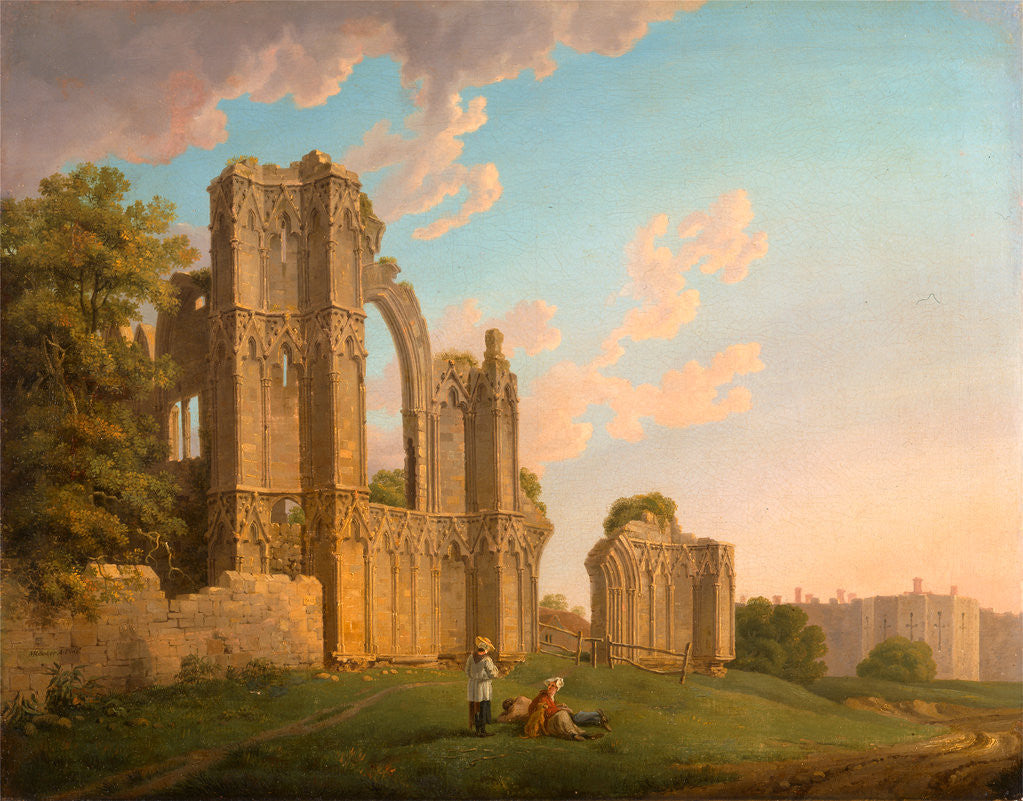 Detail of St. Mary's Abbey by Michael 'Angelo' Rooker