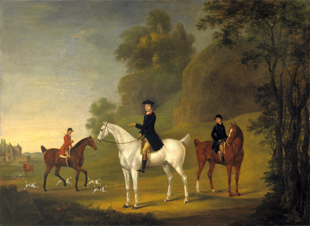 Lord Bulkeley and his Harriers, his Huntsman John Wells and Whipper-In R. Jennings Lord Bulkeley and his Hunt Servants by Thomas Stringer