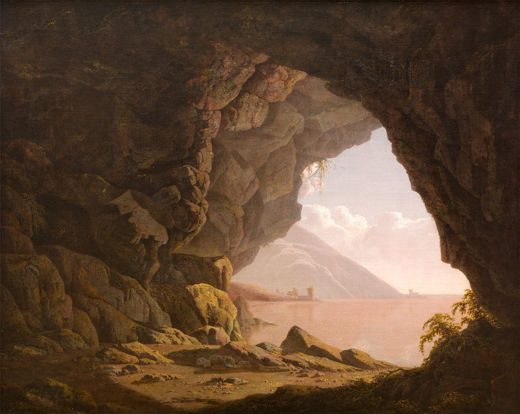 Detail of Cavern, near Naples by Joseph Wright of Derby