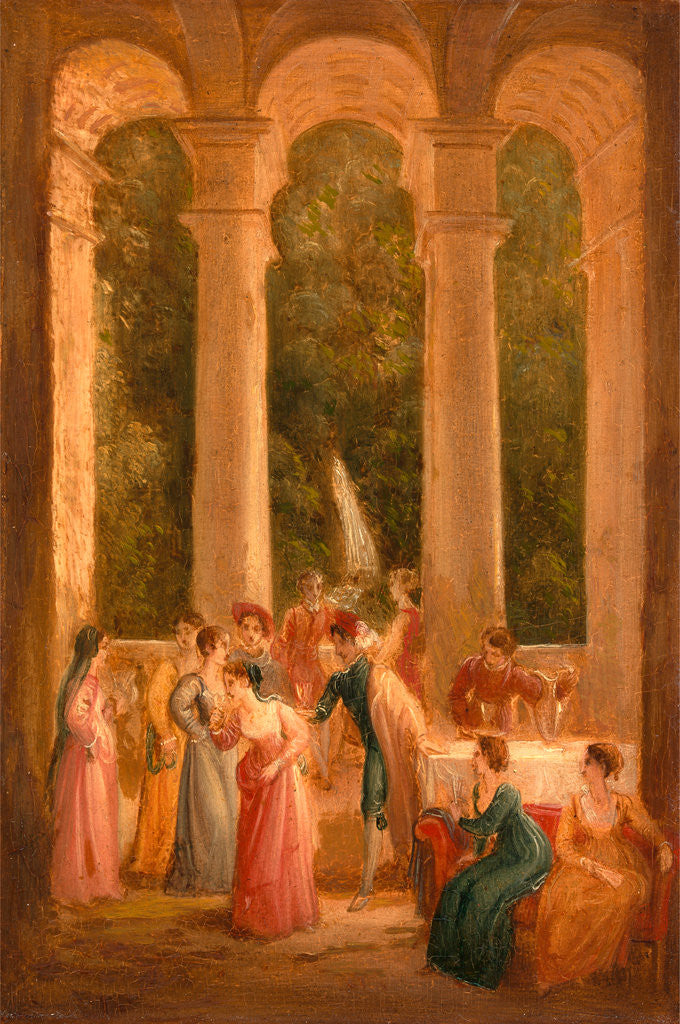 Detail of The Dance by Thomas Stothard