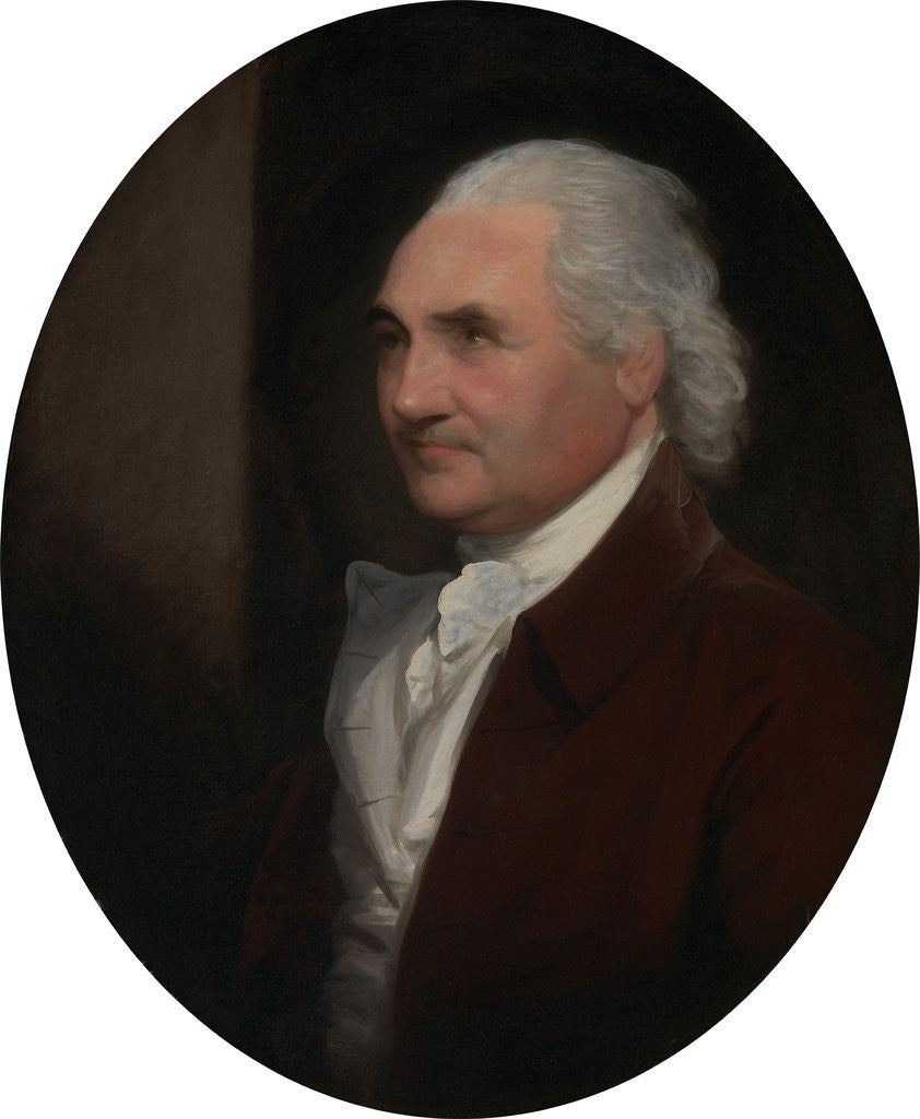 Detail of Colonel Isaac Barre by Gilbert Stuart